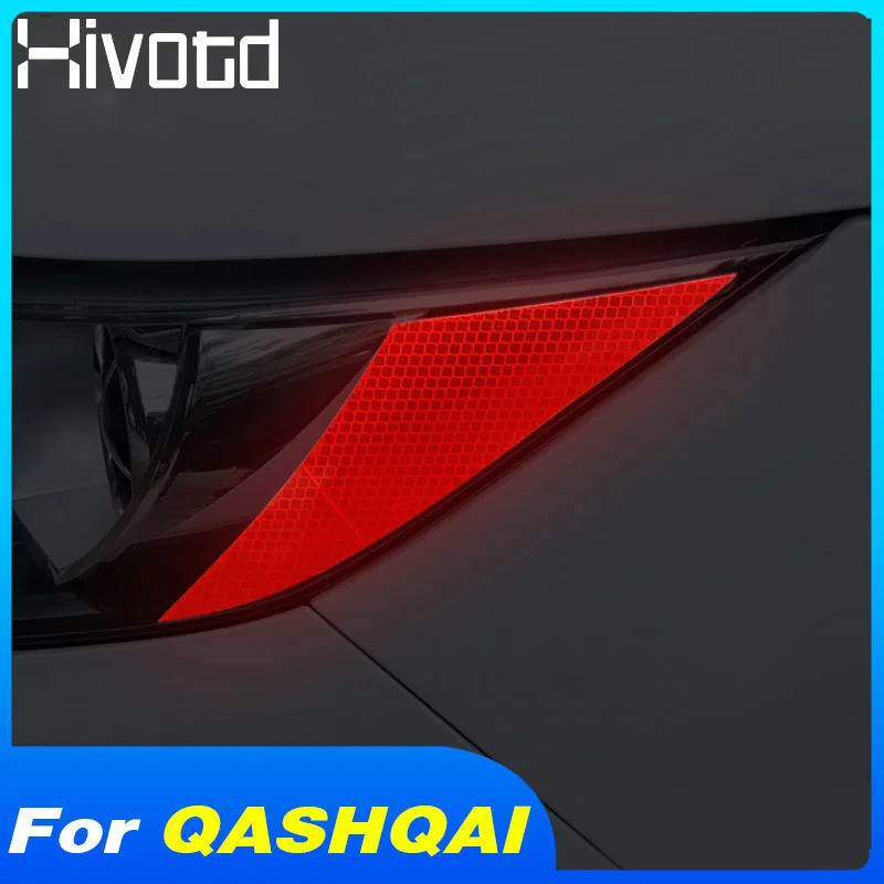 

Hivotd For Nissan Qashqai j11 2019 2020 Car Front Head Light Lamp Eyebrows Trim Cover Stickers Exterior Accessories Car Styling