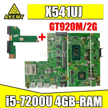 شراءاللوحة الأم X541UVK اللوحة الرئيسية لشركة آسوس X541UVK X541UJ X541UV X541U F541U اللوحة الأم للكمبيوتر المحمول ث/4GB RAM/I5-7200U/AS GT920M/V2G