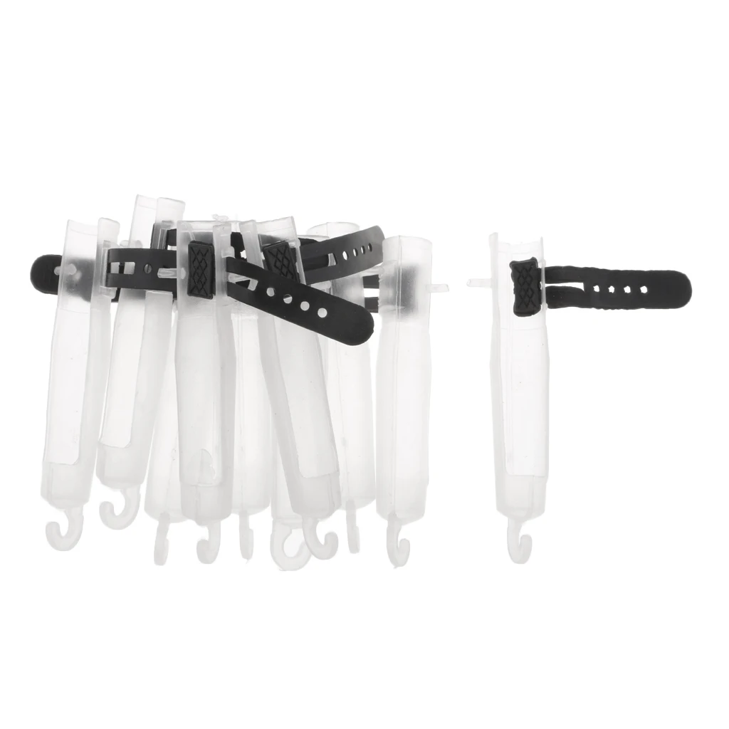10pcs Plastic Telescopic Fishing Rod Tip Cap Cover Pole Protector Sea Fishing Equipment Replacement Tackles 