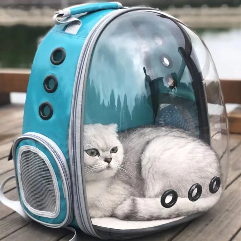 

Cat Carrier Bags Breathable Pet Carriers Small Dog Cat Backpack Travel Space Capsule Cage Pet Transport Bag Carrying For Cats