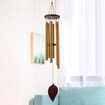 

TTLIFE Large Wind Chimes Outdoor Design Garden Porch Balcony Solid Wood Ornament Home Decoration Craft Gift Metal Garden Decors