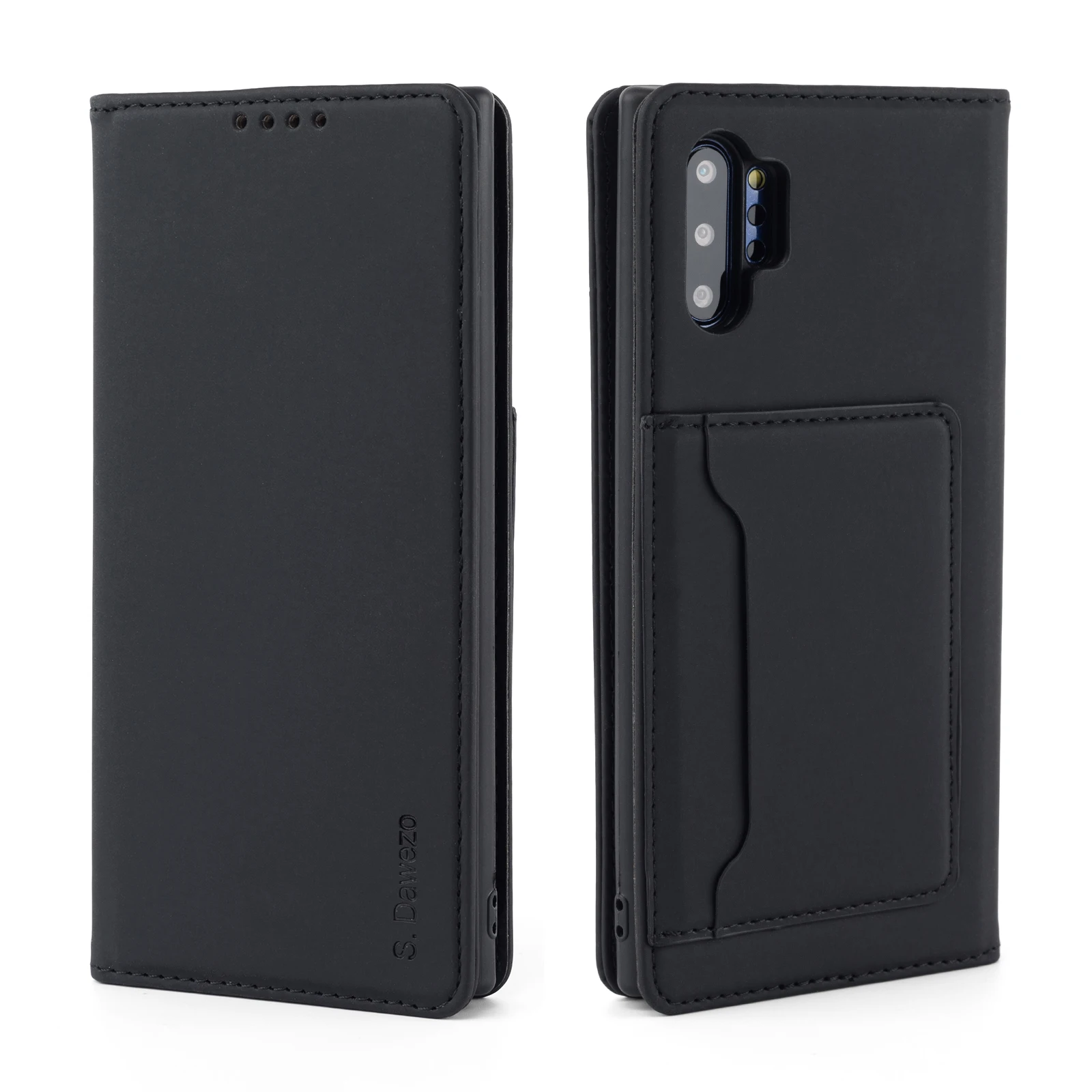 S.Dawezo Samsung Note Galaxy 10 Plus/Note + 5G чехол кожаный чехол-кошелек с откидной крышкой и