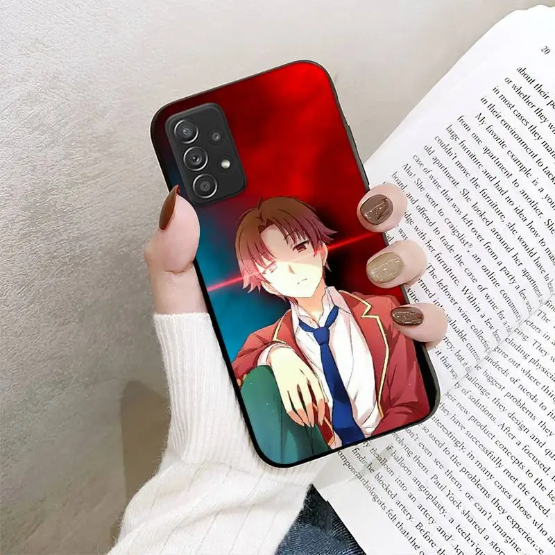 ZORORONG Classroom Of The Elite Kiyotaka Ayanokouji Phone Case For Samsung Galaxy S10 S20 S21 Note10 20Plus Ultra Shell