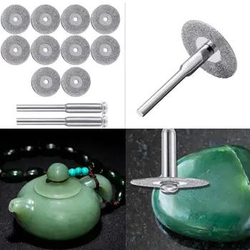 

22MM Rotary Making Grooves Slits Versatile Diamond Cutting Wheel Set Diamond Cutting Wheel Set With Mandrel Screwdriver Tool