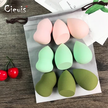 

9 pcs Makeup Puff Cosmetics Sponge Blender Make Up Sponges Dry Wet Use Soft Blending Puf for Power Foundation BB Cream dropship