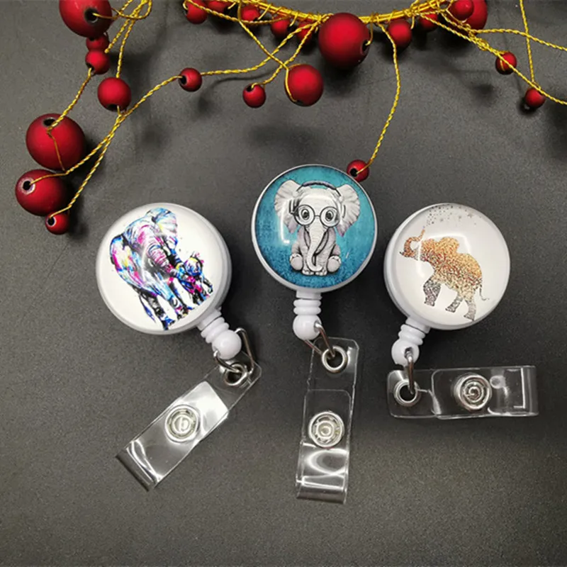 New Arrival 1 Piece Top Quality Retractable Doctor Nurse Badge Reel Fashion Cartoon Animal Series Students ID Card Holder | Канцтовары