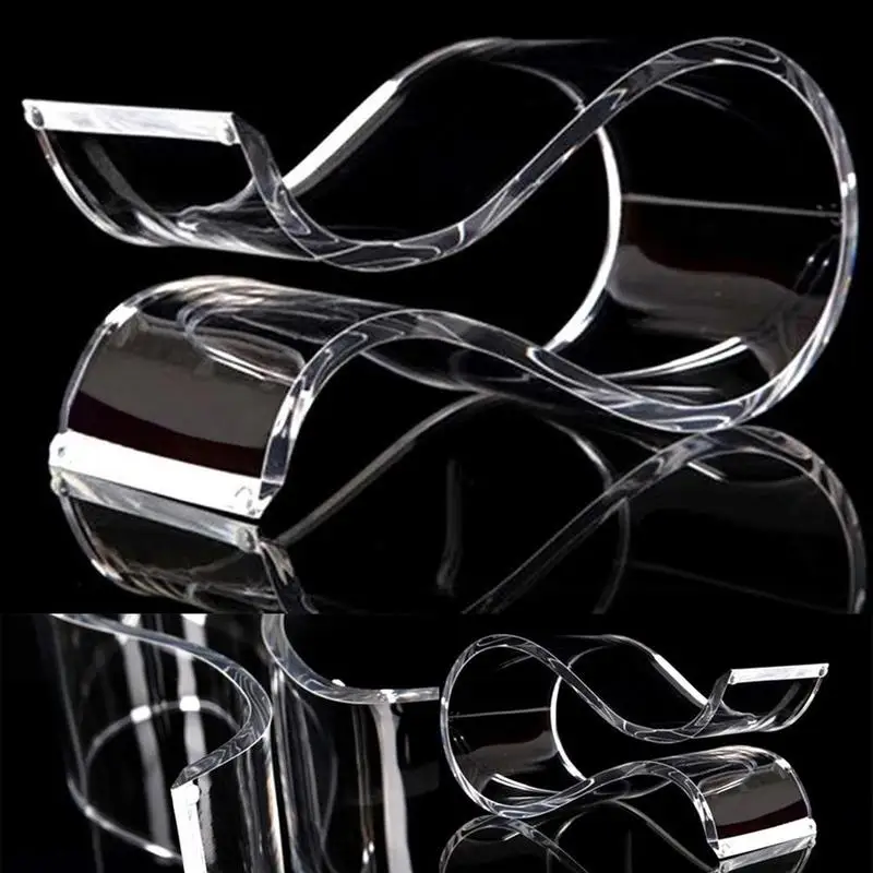 Transparent acrylic 4mm headphone display stand large headphone stand display hanger headphone W3O6