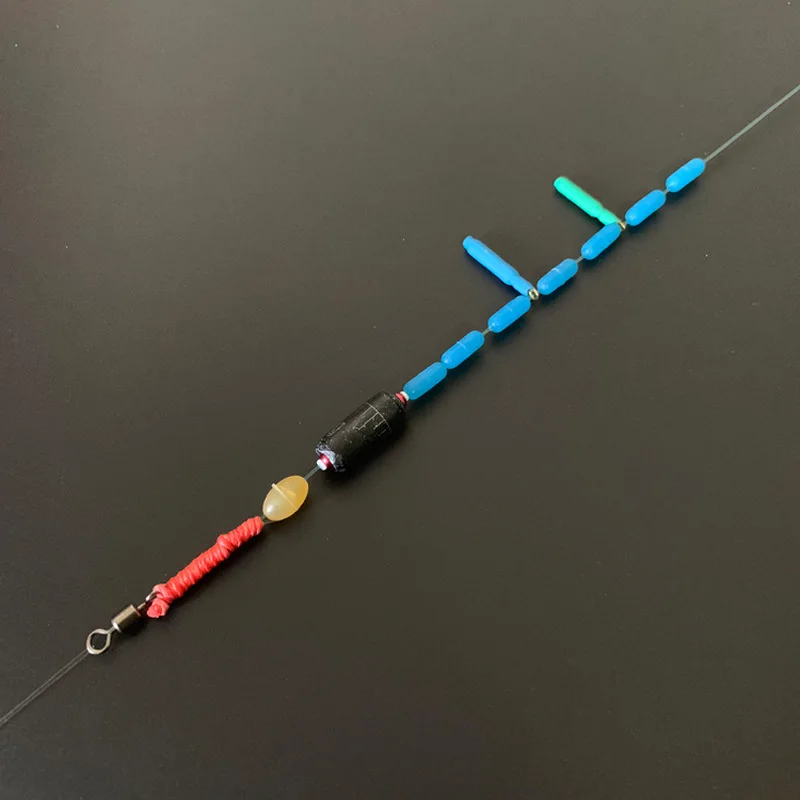 

Big Things Rugged Handmade Fishing Line Group Set Finished Product Tied Giants Strong Tension with Hook Full Set Black Carp Line