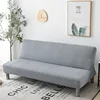 Solid Color Sofa Bed Cover All-inclusive Folding Sofa Covers for Living Roon Tight Wrap Couch Cover Without Armrest funda sofa 3