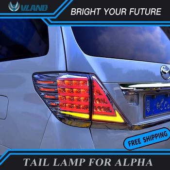 

Full Led Sequential Tail Lamp for Toyota Generation 2th Alphard Tail Light 2008-2014 DRL+Brake+Park+Signal Stop