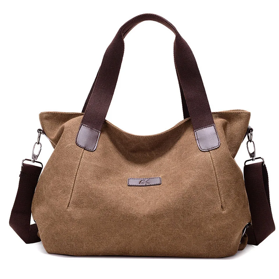 

2020 Women Retro Handbags Totes Shoulder Bag Simple Casual Canvas Bags Designer Bags Ladies Tote Messenger Crossbody Bag Handbag