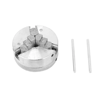 

Z011 Lathe Chuck Mini Drill Chuck Zinc Alloy Three Jaw Chuck Clamp Accessory for CNC Lathe Machine Tool