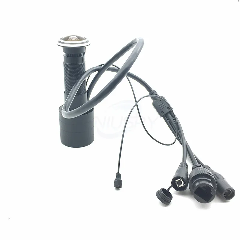 H.265 Sony IMX307 1080P P2P Onvif камера с отверстием для глазка двери аудио IP камерой