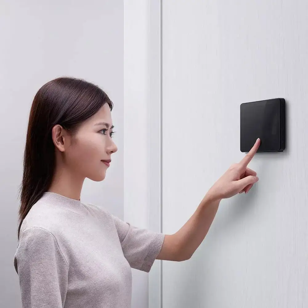 Умный беспроводной дверной звонок Xiaomi Mijia с кошачьим глазом и 5 дюймовым