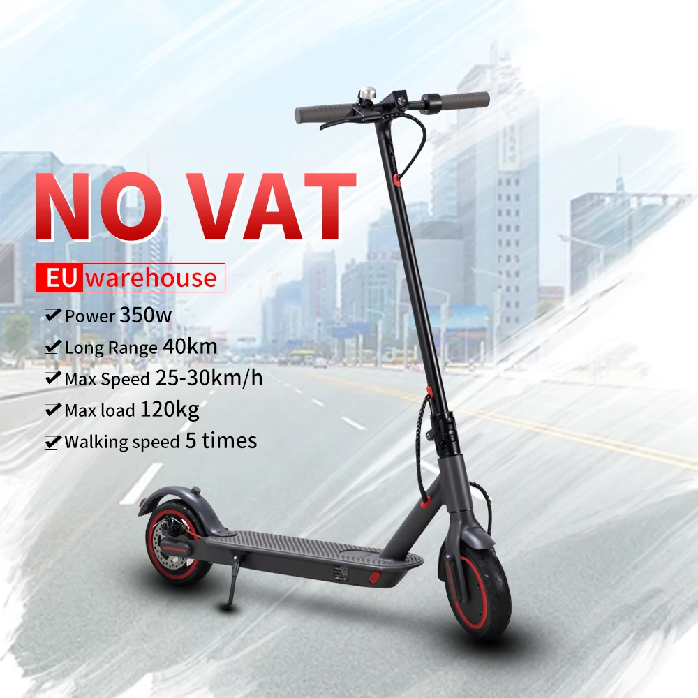 EU UK STOCK Cheap Electric Scooter 36V 350W 10.5Ah Smart E Scooter 40KM