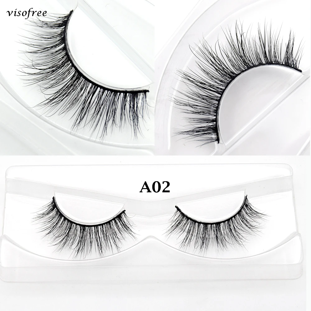 Description Picture 6 of itemWholesale Mink Eyelashes 10/30/50/100pcs 3D Mink Lashes Natural false Eyelashes messy fake Eyelashes Makeup False Lashes In Bulk