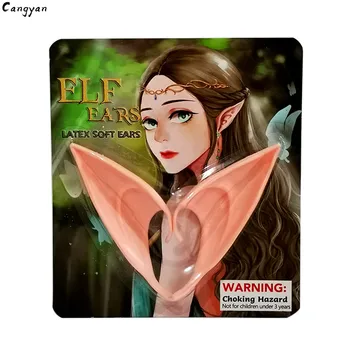 

Halloween Elf Ears Cos Props Elf Ears Vampire Dentures Fairy Monsters False Ears