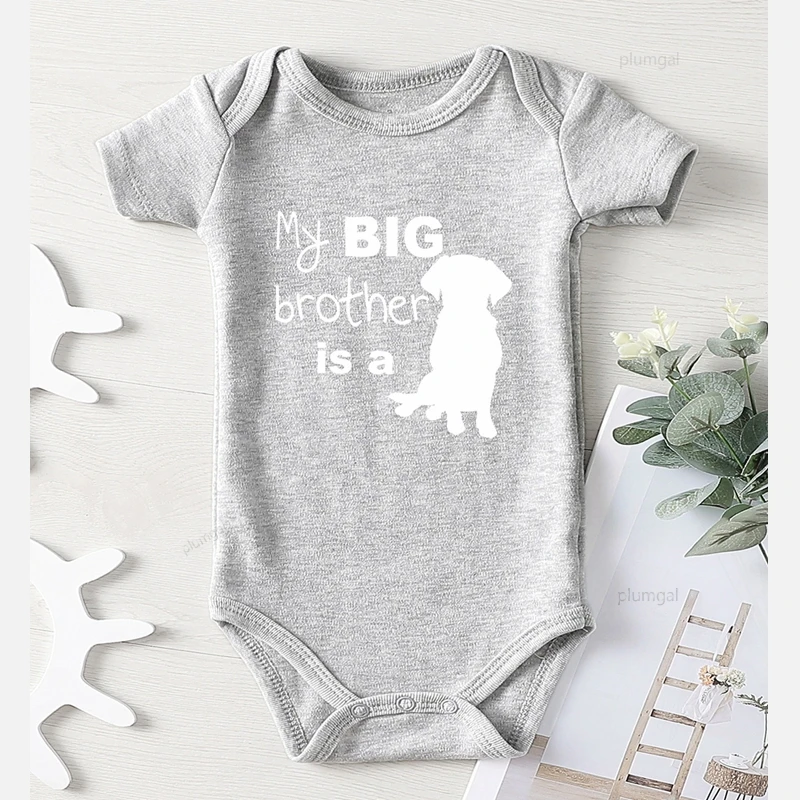 Baby Girl Clothes Jumpsuit for Toddler Dog Printing Brother Romper for Babies Cotton Baby Girl Winter Clothes Newborn Boy Baby Bodysuits expensive