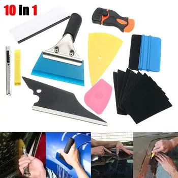 

28pcs Car Tint Wrap Vinyl Tools Kit Magnetic Stick Squeegee Cutter Knife Film Sticker Scraper Auto Wrapping Window Tint