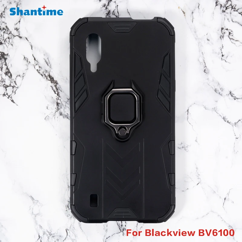 For Blackview BV6100 Case Armor Ring Magnetic Car Hold Shockproof Soft Bumper Phone Cover |