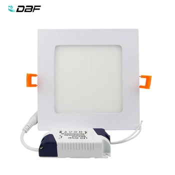 

Ultra-thin 3W 4W 6W 9W 12W 15W 18W Square Panel light Aluminum LED Panel Light LED Ceiling Recessed Grid Downlight