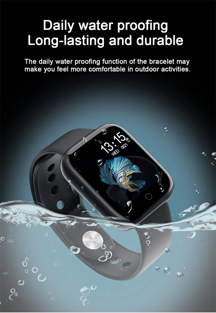 T80 Smart watch Blood Pressure Heart Rate Monitor SmartWatch Waterproof Sport Band Activity Fitness Tracker Clock Men Women Watch (9)