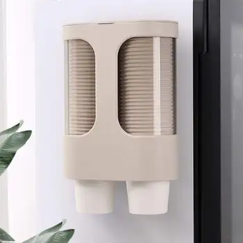 

Paper Cup Holder Coffee Cup Dispenser Self-Adhesive Disposable Cup Dispenser For Home Hotel Restaurant N06