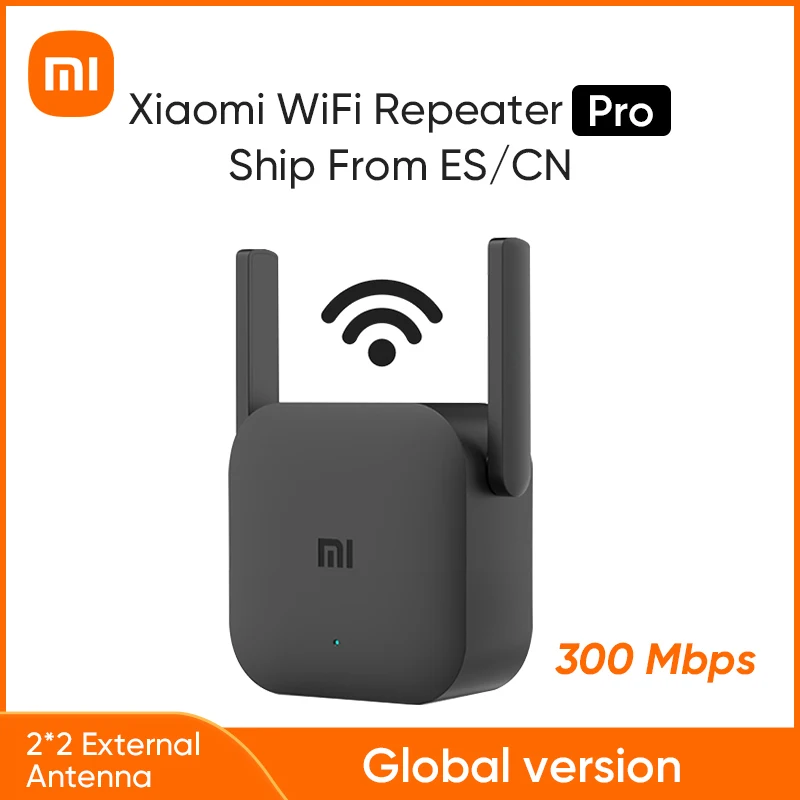 Global Version Xiaomi Mijia WiFi Repeater Pro Amplifier Router 300M 2.4G Network Mi Wireless 2 Antenna Home | Компьютеры и офис