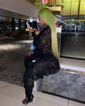 

Mace One Piece Turtleneck Women Jumpsuit Romper Long Sleeve Fitness Ruffles Playsuits Solid Black Summer Elegant Outerwear