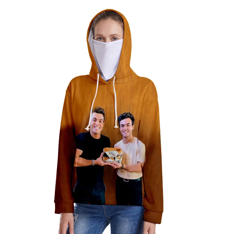 orange dolan twins hoodie