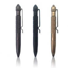Herramienta de defensa Personal de alta calidad, bolígrafo táctico de autodefensa, multiusos, de aluminio, antideslizante, portátil, para exteriores, EDC