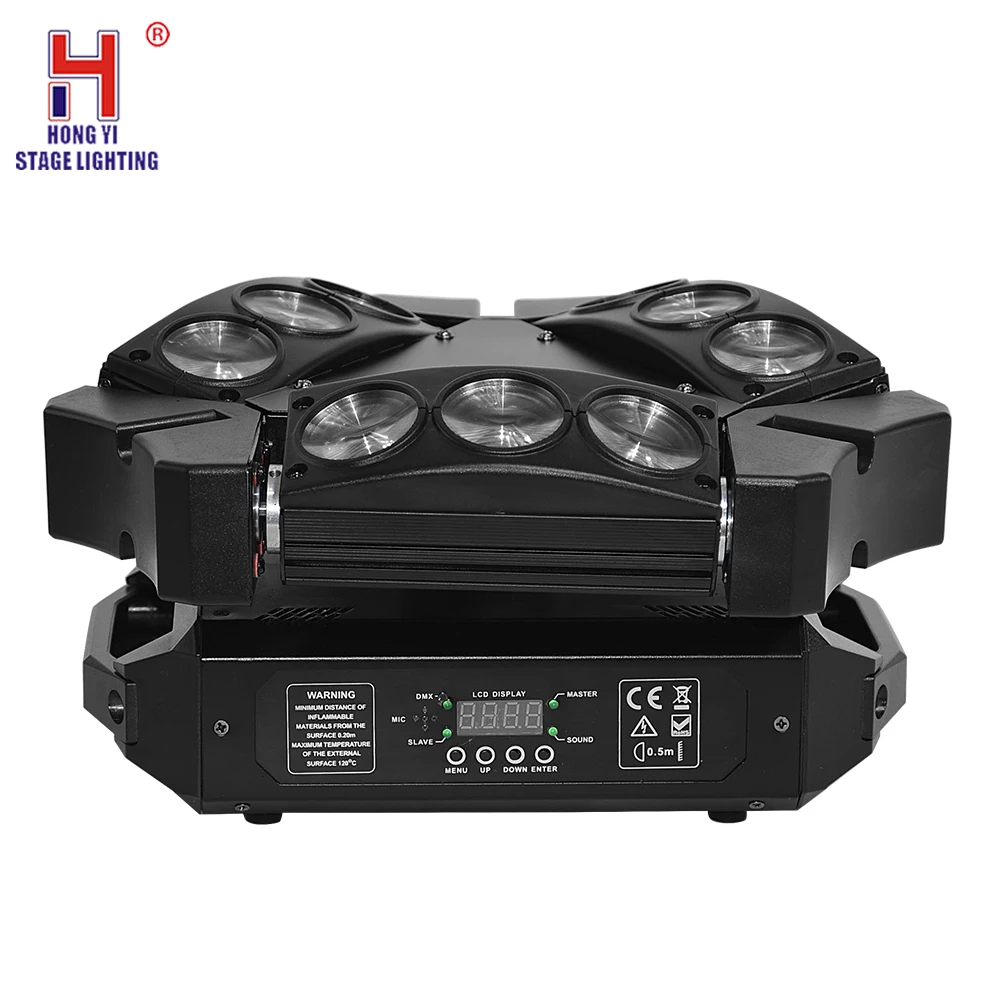 9x12W Spider Light Прожектор для сцены движущийся паук дя головы 9x12 Вт Светодиодный свет RGBW DMX 512 штрих-эффект света для сцены, для вечеринки, для диджеев оборудование(10 шт./лот - Цвет: 9x12W Spider Light