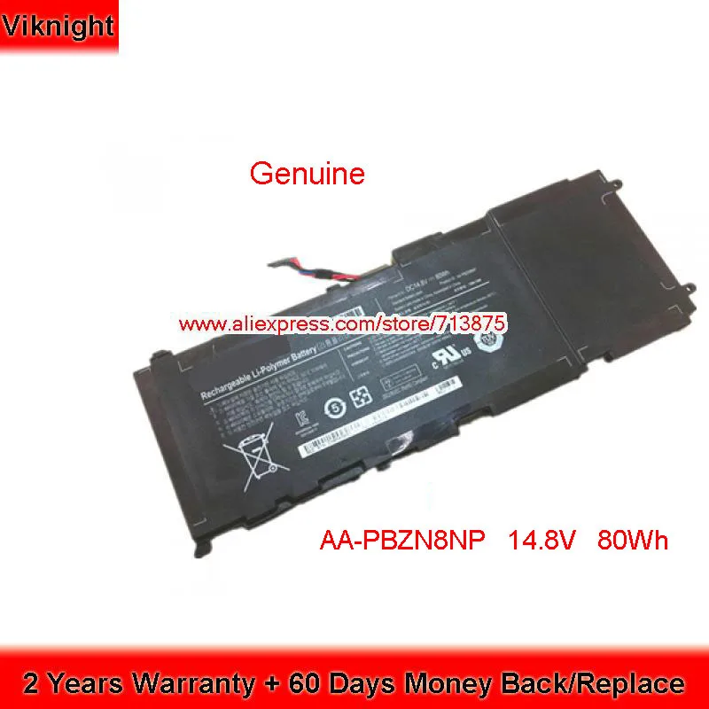 Оригинальная Аккумуляторная батарея для SAMSUNG Φ Series 7 AA-PBZN8NP 14 8 V 80Wh | Компьютеры и