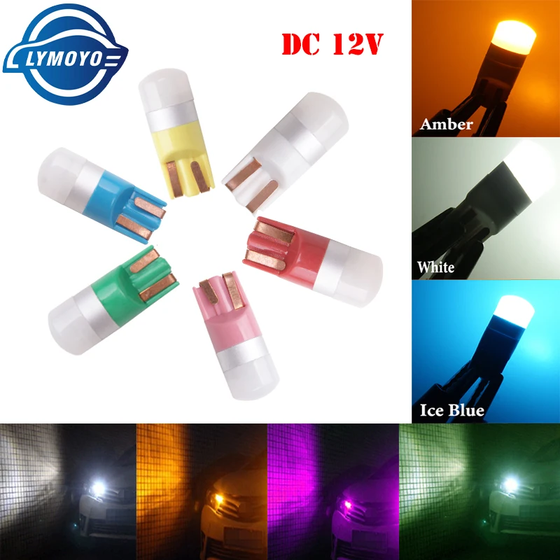 

1pc Car Motor Truck LED 12V T10 W5W 3030 1SMD Clearance Light Dome Light License Plate Light Interior Reading Lamp Super Bright
