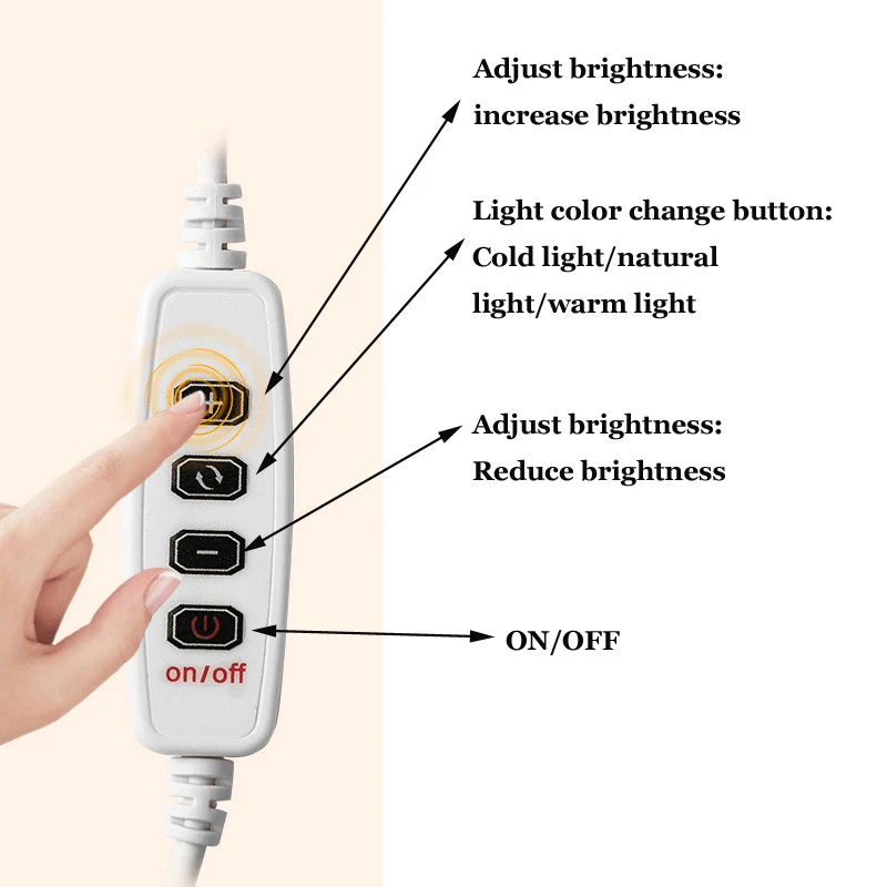 Makeup Mirror LED Light 4/6/8/10/12/14 Detachable Bulbs LED USB Cosmetic Mirror Lamp Dressing Table Vanity Lights for makeup mirror,mirror lights,makeup mirror lights,vanity light,makeup lamp