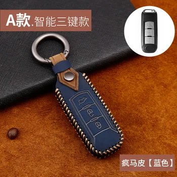 

Leather Car Key Case Key Chain key cover For GAC trumpchi GS GA3 GA3S GA5 GA6 GS4 GS8 car styling
