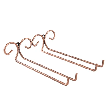 

Stainless Steel Cup Goblets Display Rack Wall Mount Wine Glass Hanger Holder Hanging Rack Shelf Bar Tools Tableware