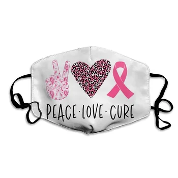 

Printed Mask Prevention Breast Cancer Masque Adulte Mascarillas Reutilizables Lavables Adjustable Anti Pollution Cubrebocas