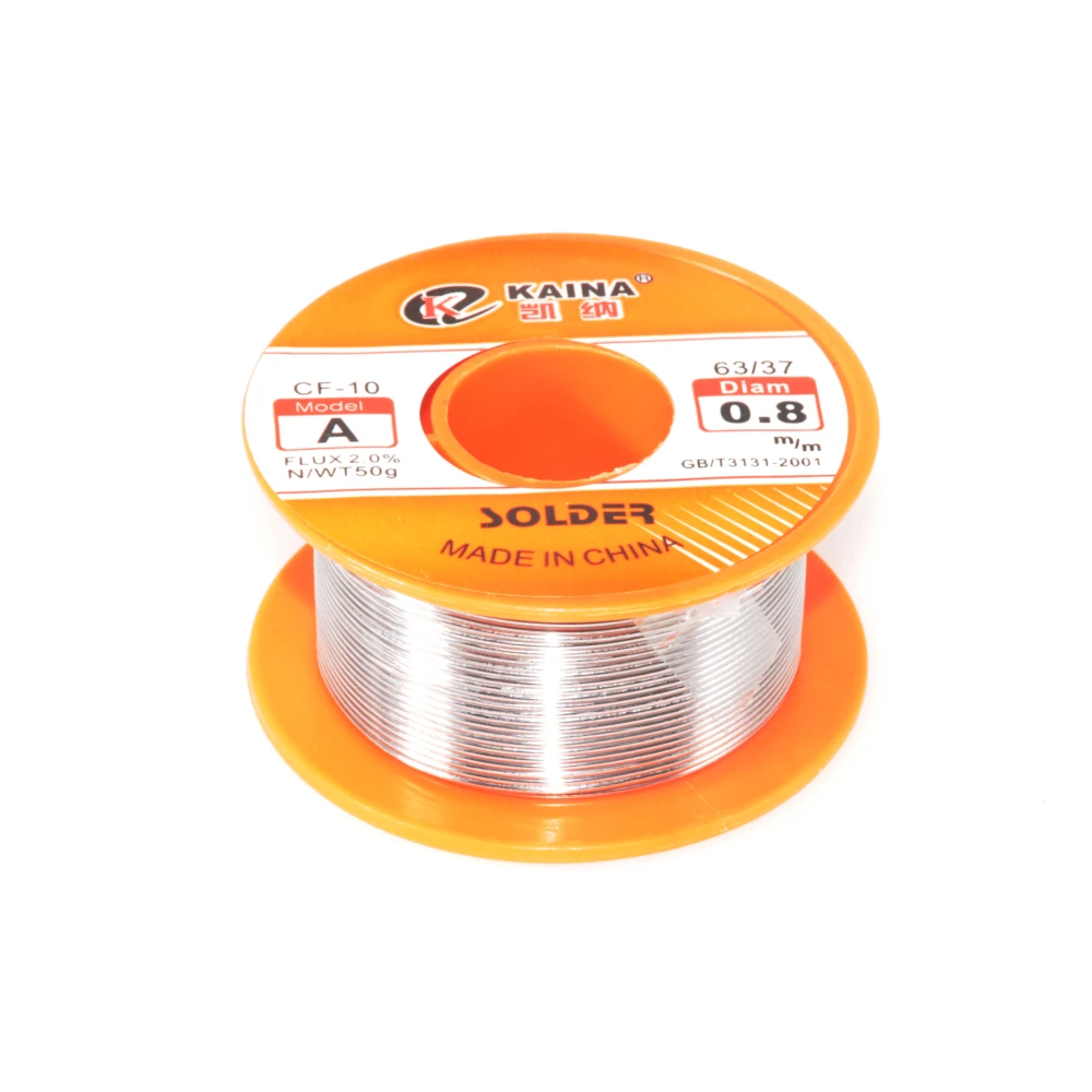 

50G Rosin Solder Wire Tin CF-10 63/37 0.5/0.6/0.8/1.0/1.2/1.5mm DiameterWelding Solder Core