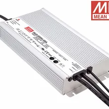 Mean Well 600 Вт постоянное напряжение+ постоянный ток Светодиодный драйвер 1~ 10В постоянного тока PWM Сопротивление регулируемый светодиодный трансформатор HLG-600H
