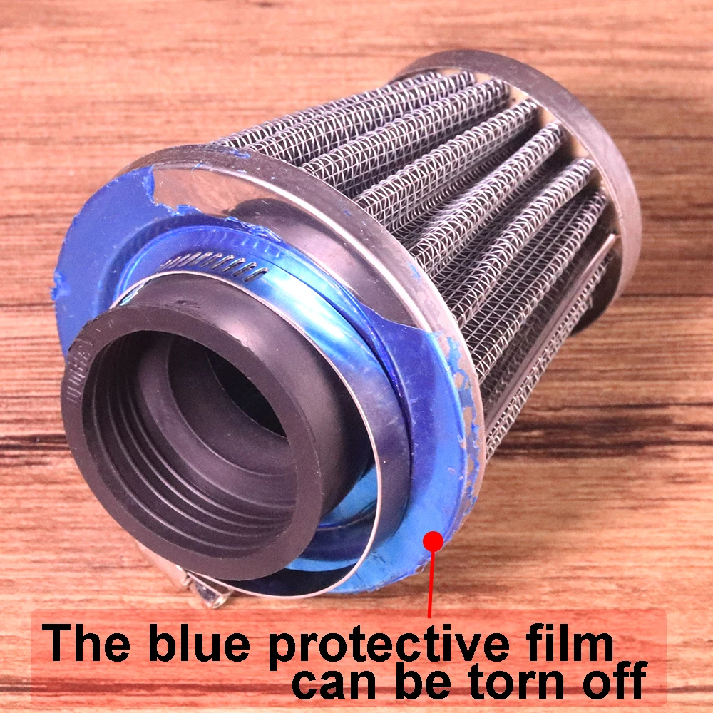 1Pc New Stainless Steel  Mushroom Head Filter Motorcycle Chopper ATV Scooter Cone Air Cleaner Intake Filter 38 48 52mm (2)