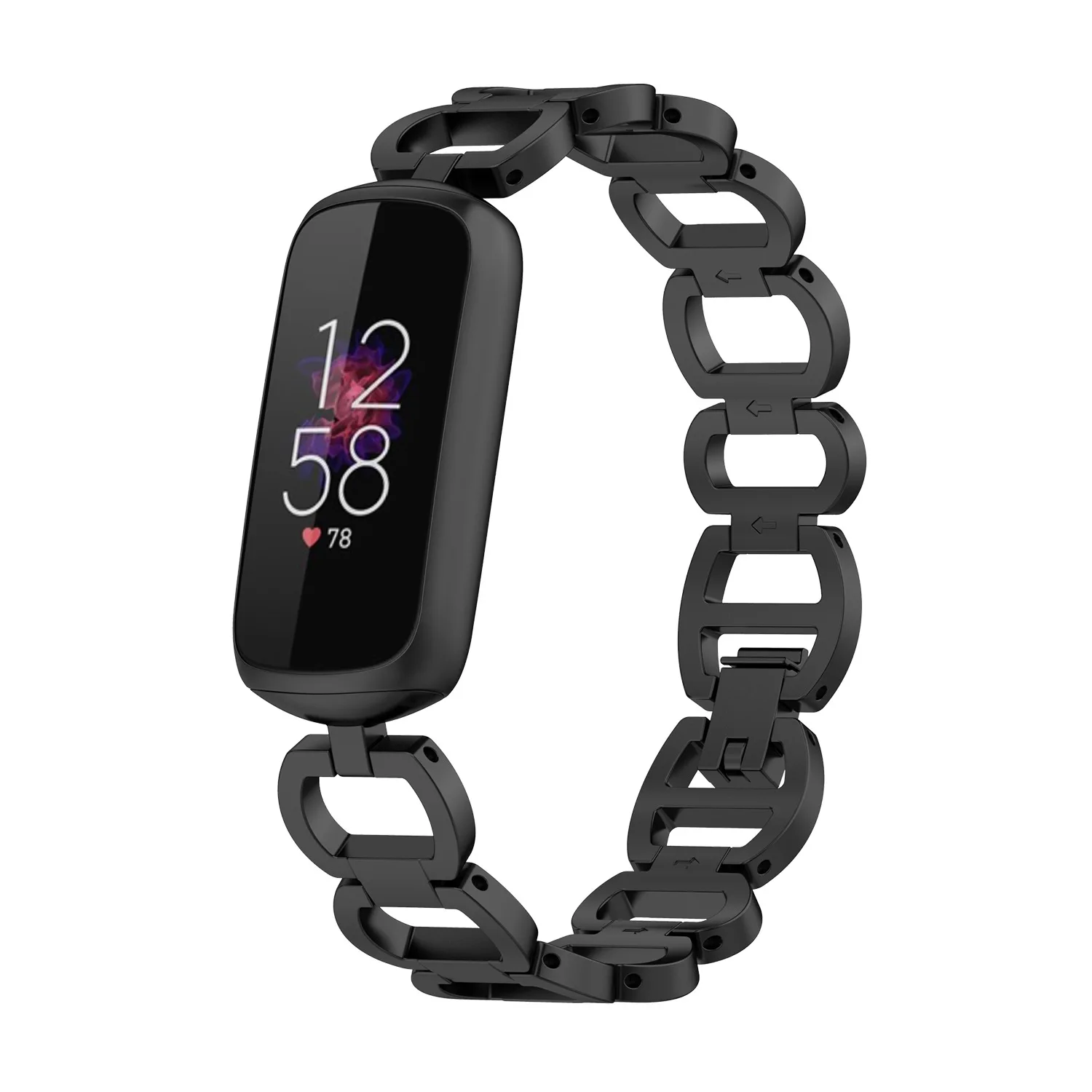 2021 New Fashion Stainless Steel strap for Fitbit Luxe band Replacement Wrist Smart Watch Bracelet for Fitbit Luxe Watch Correa