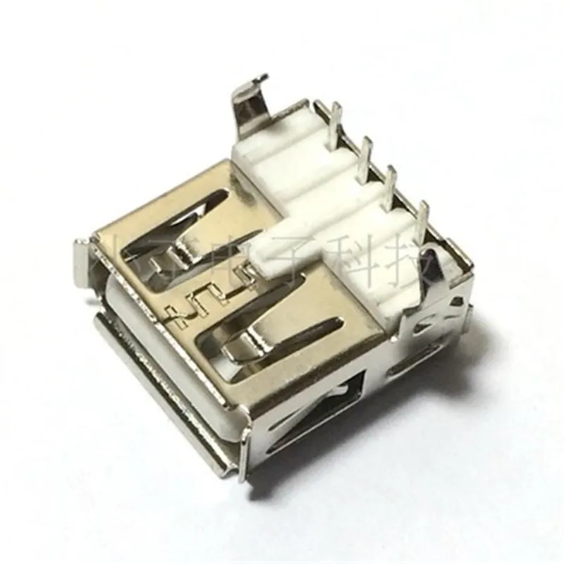 

2019 Hot Sale 10Pcs USB Type A Standard Port Female Solder Jacks Connector PCB Socket USB-A type