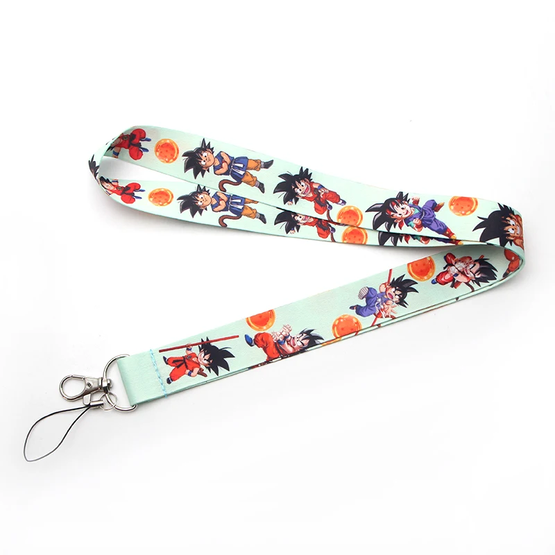 3 PC139 DRAGON BALL Z бейдж со шнурком ID Lanyards/Мобильный телефон Веревка/ключ нашейные ремешки брелок для ключей - Цвет: 3