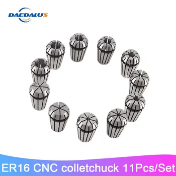 

11Pcs/Set Collet Chuck ER16 CNC Lathe Tool Holder Spring Collet Chuck Drill Bit Holder For CNC Spindle Milling Motor Machine