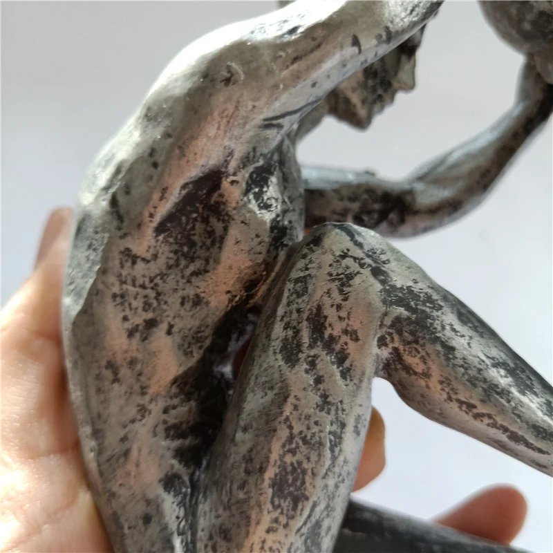 Ретро промышленный альпинистский персонаж мышечный человек Настенный декор подвесной кулон скульптура статуя гостиная фон TB08