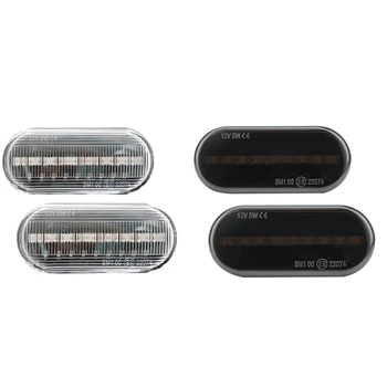 

2Pcs Amber Led Fender Side Marker Turn Signal Lights for Seat Ibiza Leon for Skoda Octavia for Ford Focus Mk2