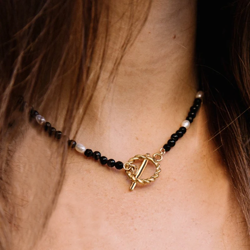 Bijoux Collares дешевые ключицы ювелирные изделия для женщин Коренастый 2020 черный