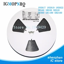 2000 шт. 1N5819 SS14 1N5822 SS34 SR160 SS16 1N5817 SS12 SR1100 SS110 SR360 SS36 SR240 SS24 SR2100 SS210 SS310 SMA выпрямительный диод