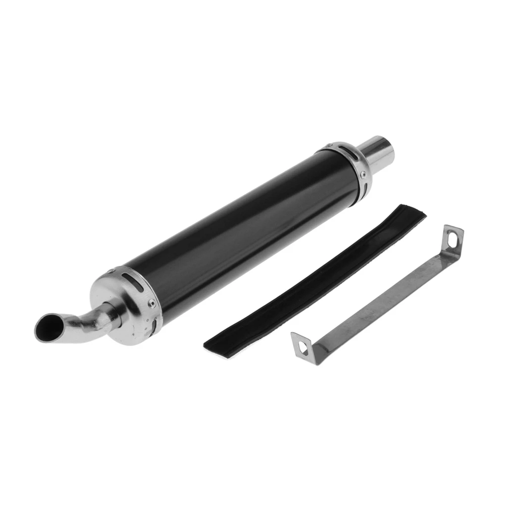 Motorcycle Exhaust Muffler Pipe Modified for 50/70/90/110/125/140/150CC Dirt Bike, Scooter, ATV, Quad